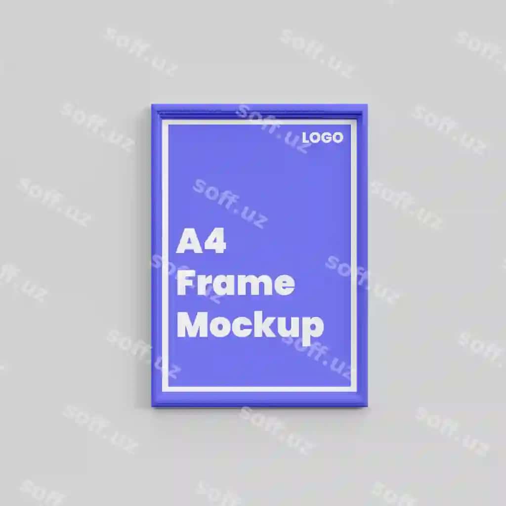 A4 freym mockup | A4 frame mockup