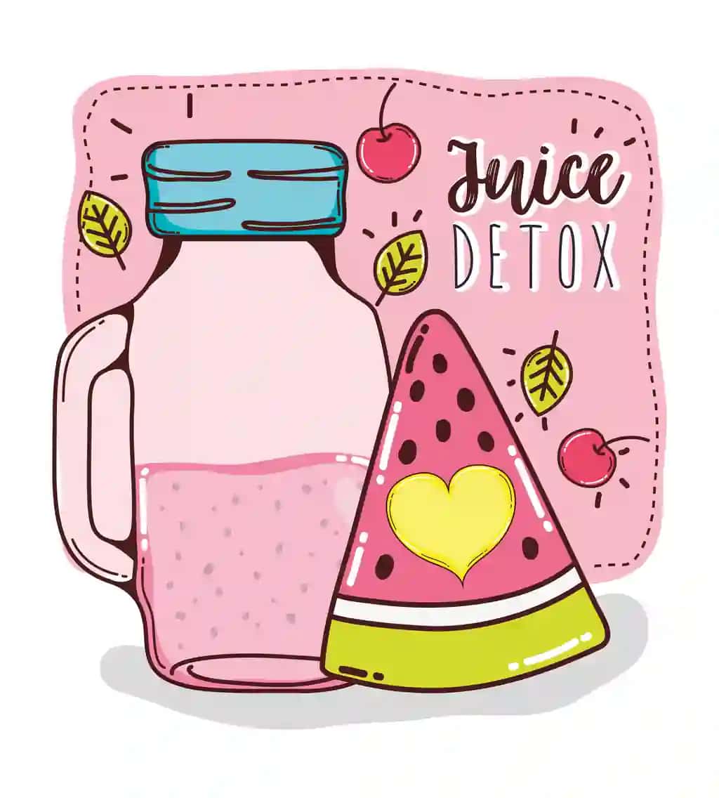 Tarvuzli gilosli detoks sharbati multfilmi | Detox juice cartoon with watermelon cherries