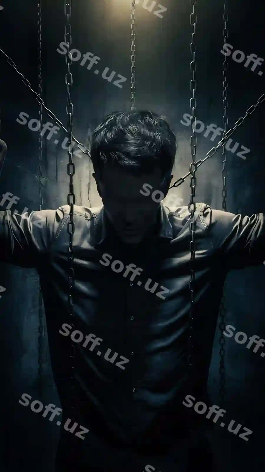 Soya qoplanar erkak | Shadow trapped male