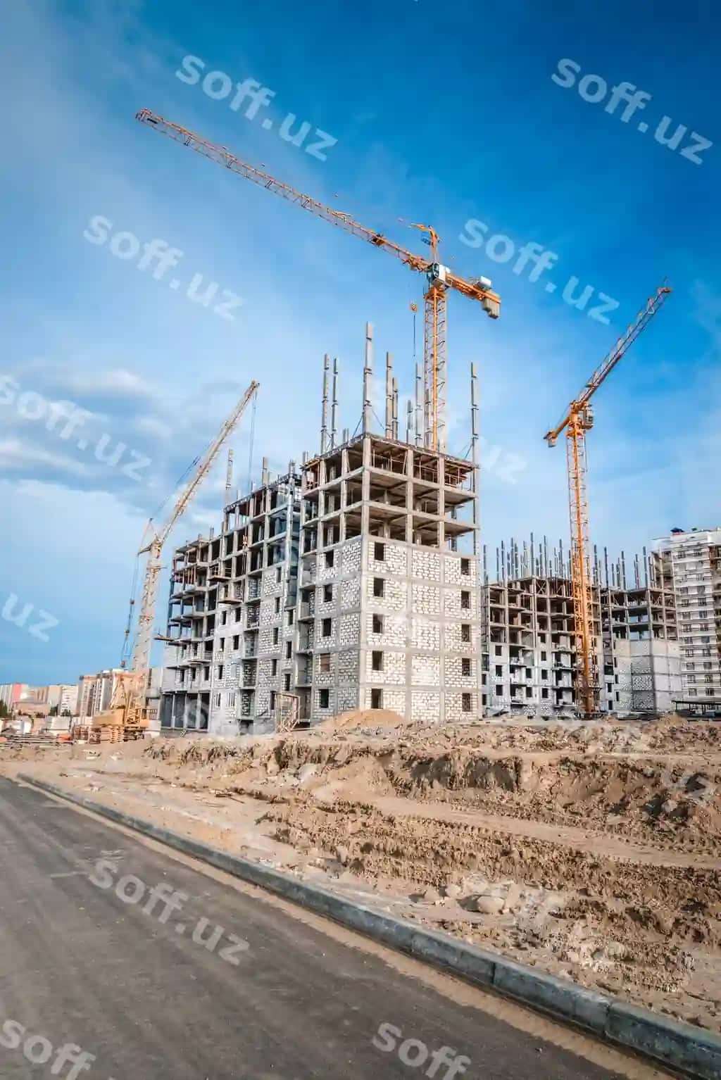 Baland binolar uchun koʻtarish krani | High rise building lifting crane