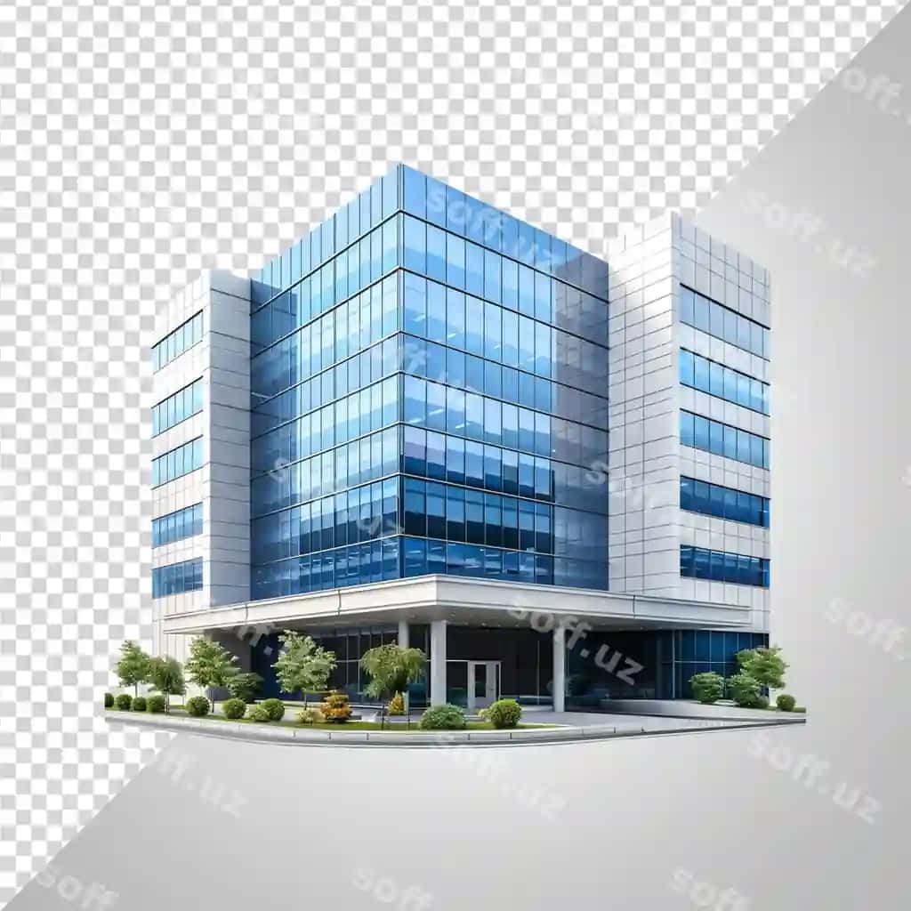 Zamonaviy biznes binosi png | Modern business building png