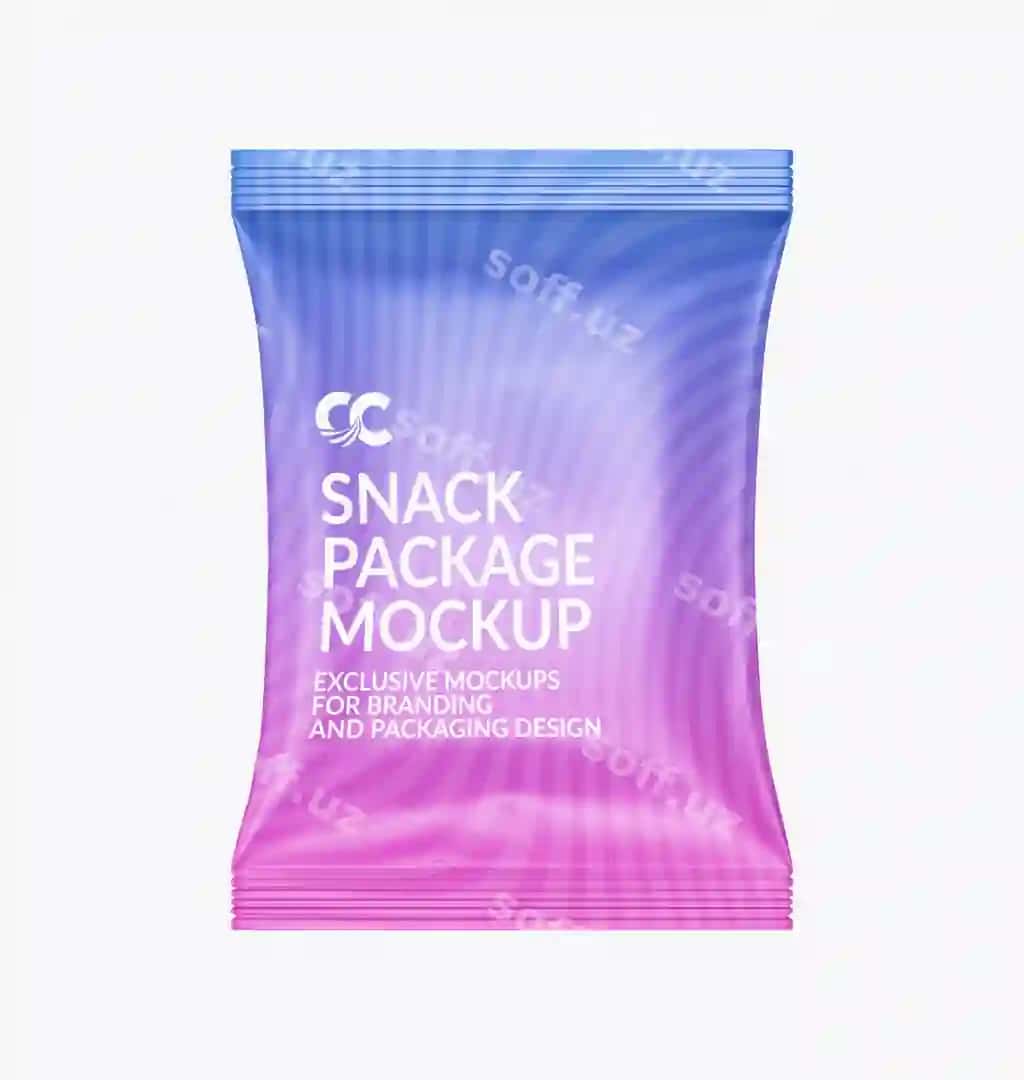 Snack paket mockup | Snack pack mockup