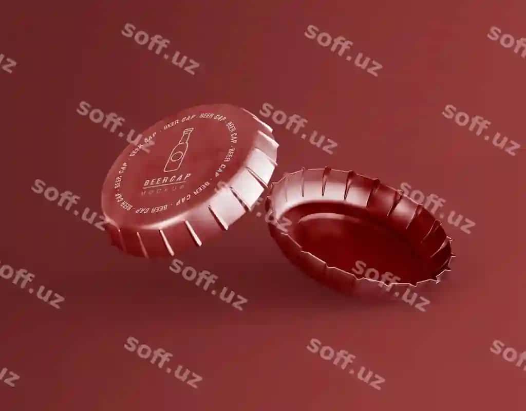 Bottle kap mockup | Bottle cap mockup