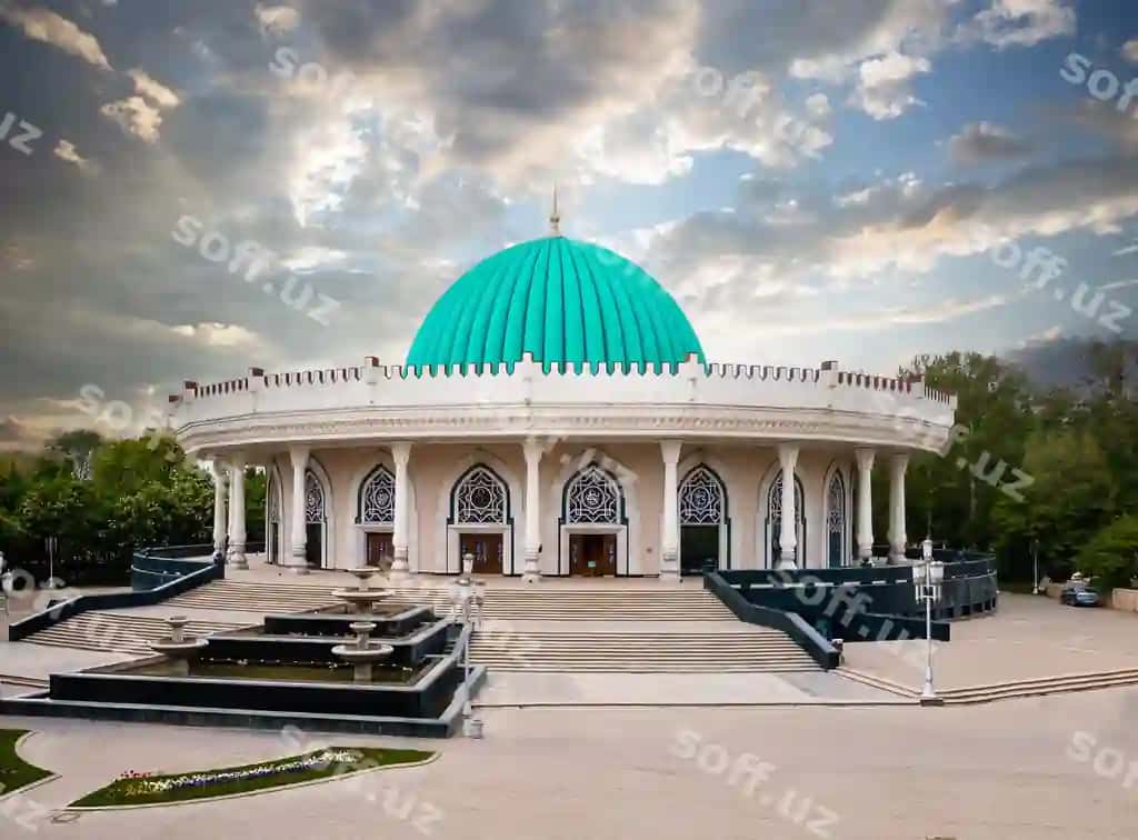 Havo rasmi Amir Timur muzeyi, Toshkent, Oʻzbekiston | Aerial view amir timur museum tashkent uzbekistan