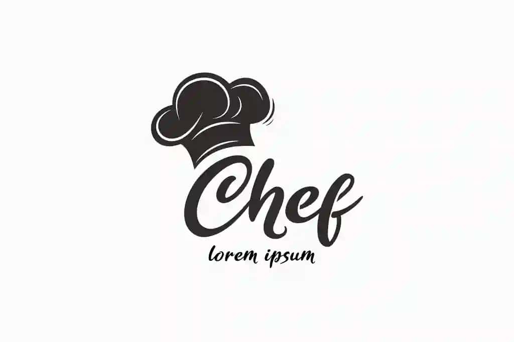 Oshpaz shlyapasi logotipi shabloni dizayni | Chef hat logo template design