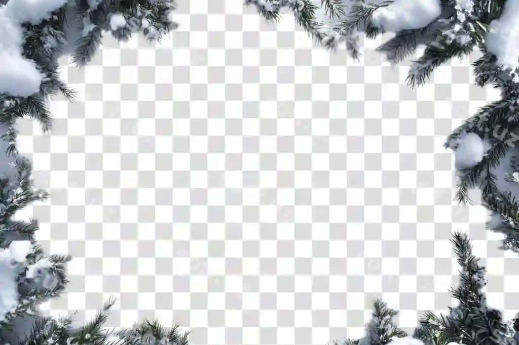 Qor chegar orqa fonda tabiat qish | Snow border background nature winter