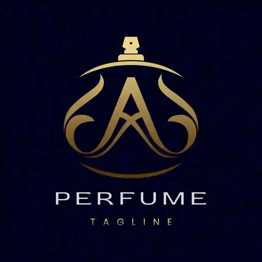 Letter parfyum logotipi dizayni nafis hashamatli hidning dastlabki logotipi | Letter perfume logo design elegant luxury scent initial logo