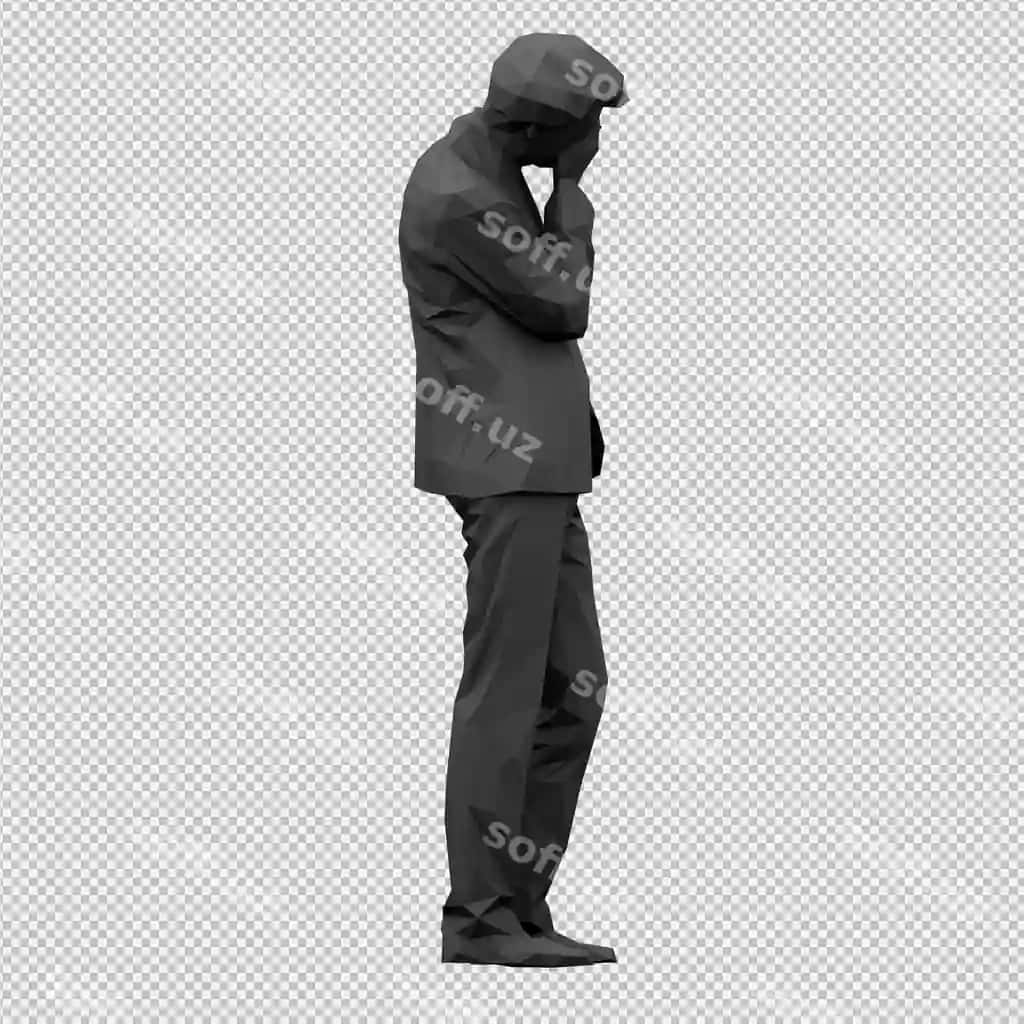 Izometric erkak 3D render | Isometric male 3d render 2
