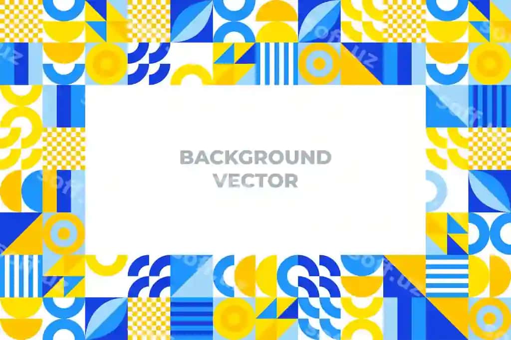 Geometrik shakllar mosaic orqa fon | Geometric shapes mosaic background