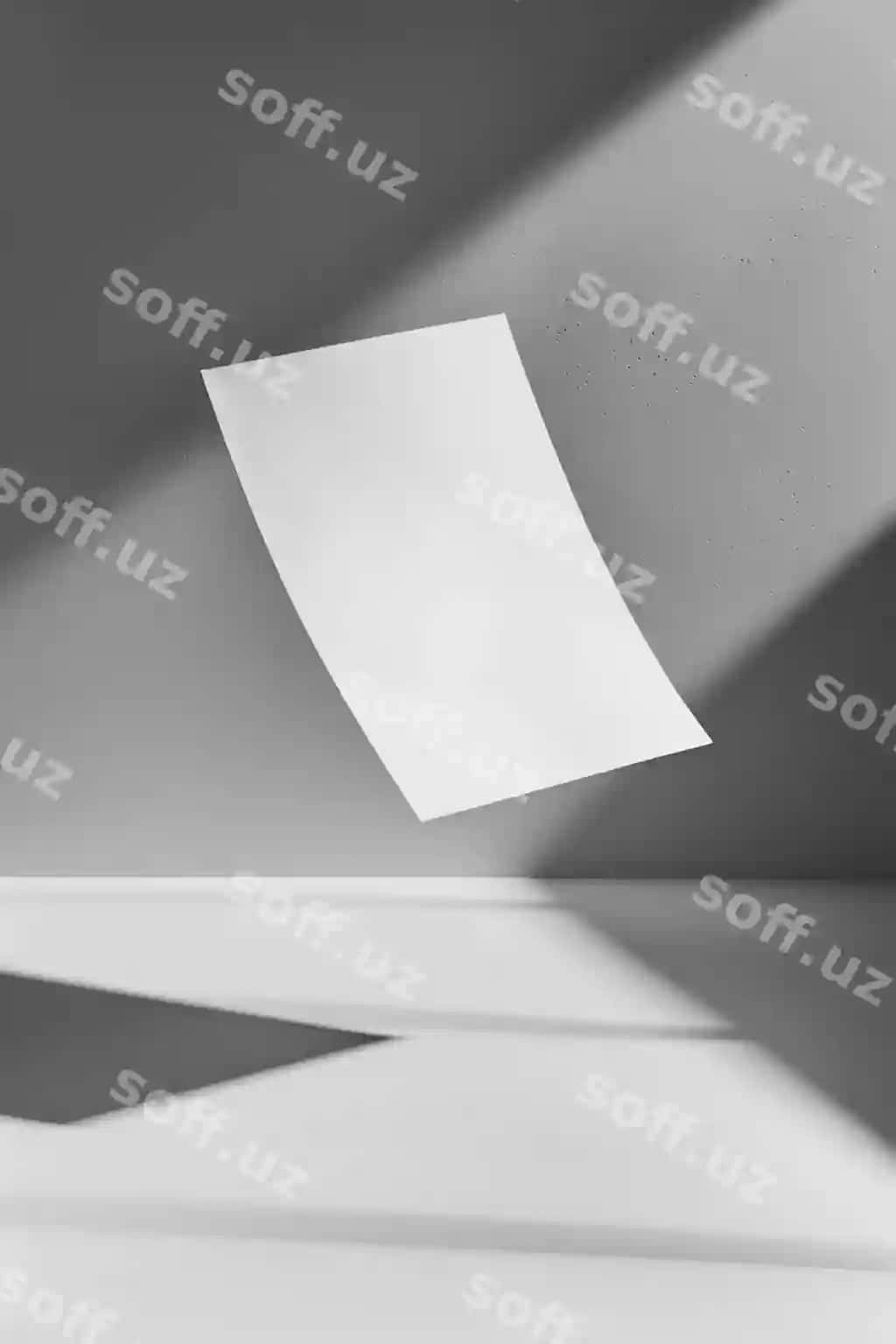 Qog'oz mektub sarlavhasi namunasi | Paper letterhead mockup