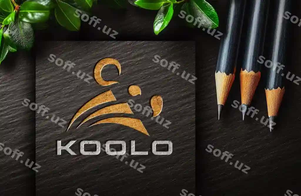 Logo namuna qora kartochka | Logo mockup black card