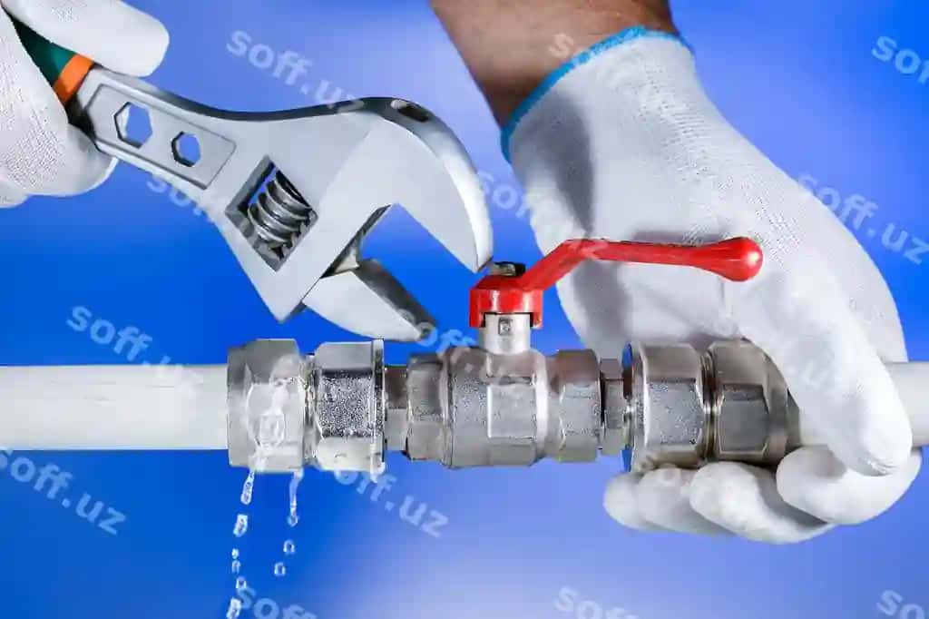 Qo'llar santexnik ish hammom tutqatlar ta'mir xizmati suv sochilishini ta'mir santexnika | Hands plumber work bathroom plumbing repair service leak water repair plumbing