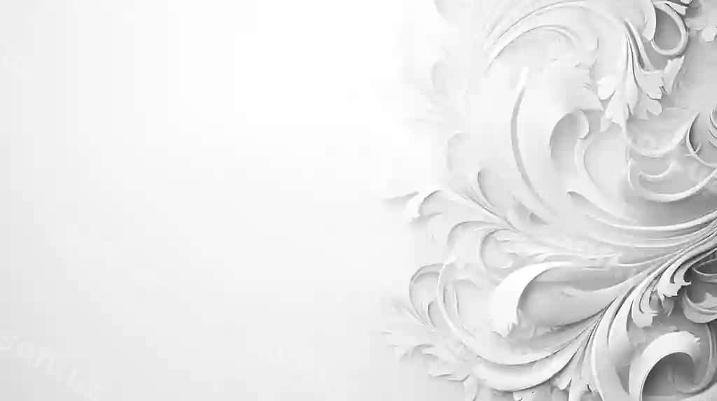 Qora oq gulli abstrakt | Black white floral abstract