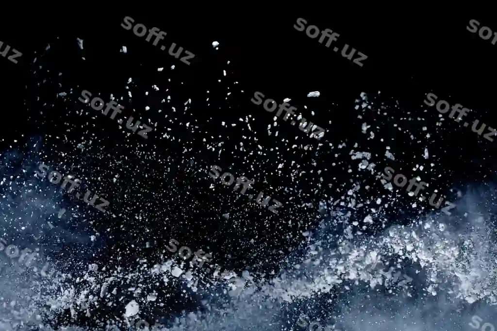 Oq porxona vzriv qora fon | White powder explosion black background