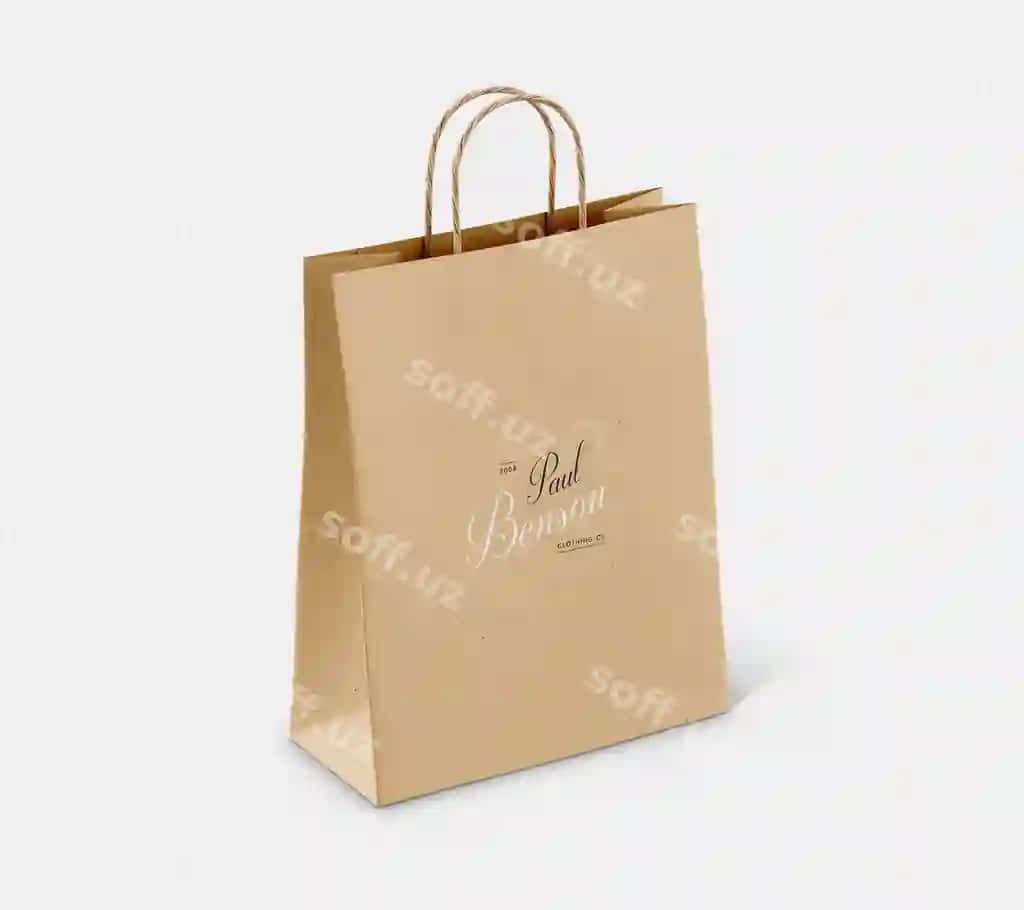 Qog'oz sumka PSD namunasi | Paper bag psd mockup