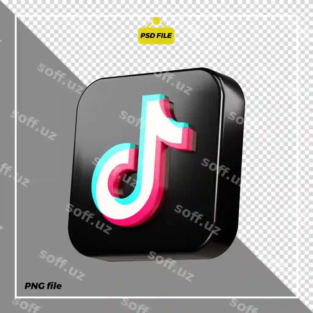 3d tiktok ikonasi | 3d tiktok icon