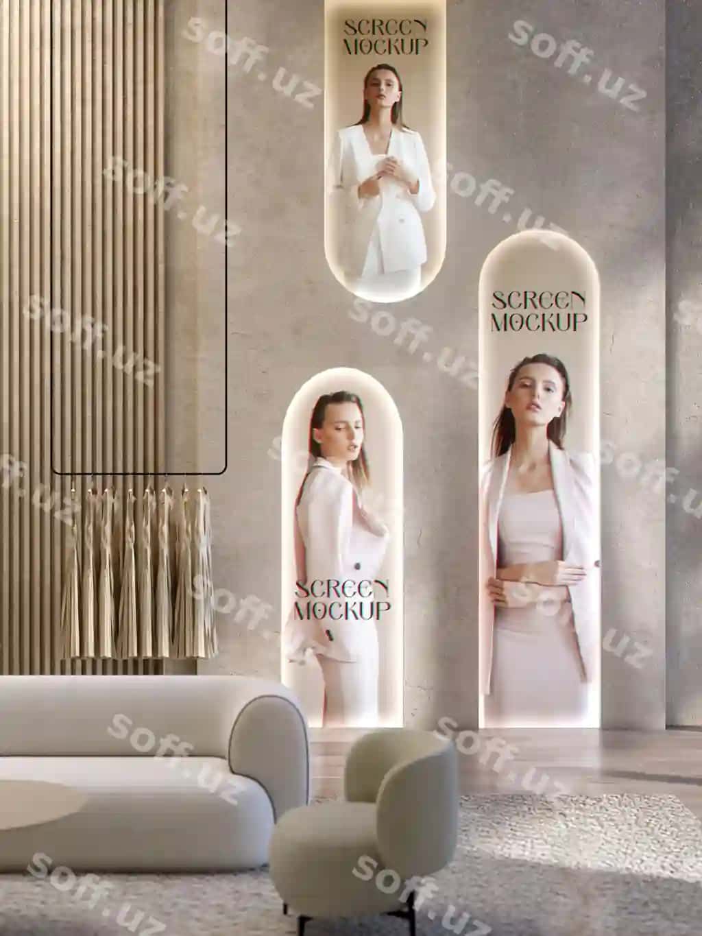 Do'kon interyer dizayni namunasi | Store interior design mockup