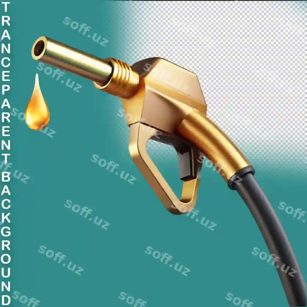 Yoqilma quyish soqiqi benzin yoqilma pompa yoqilma quyish quvuri shaffof fonda | Fueling nozzle gasoline fuel pump refueling gun transparent background
