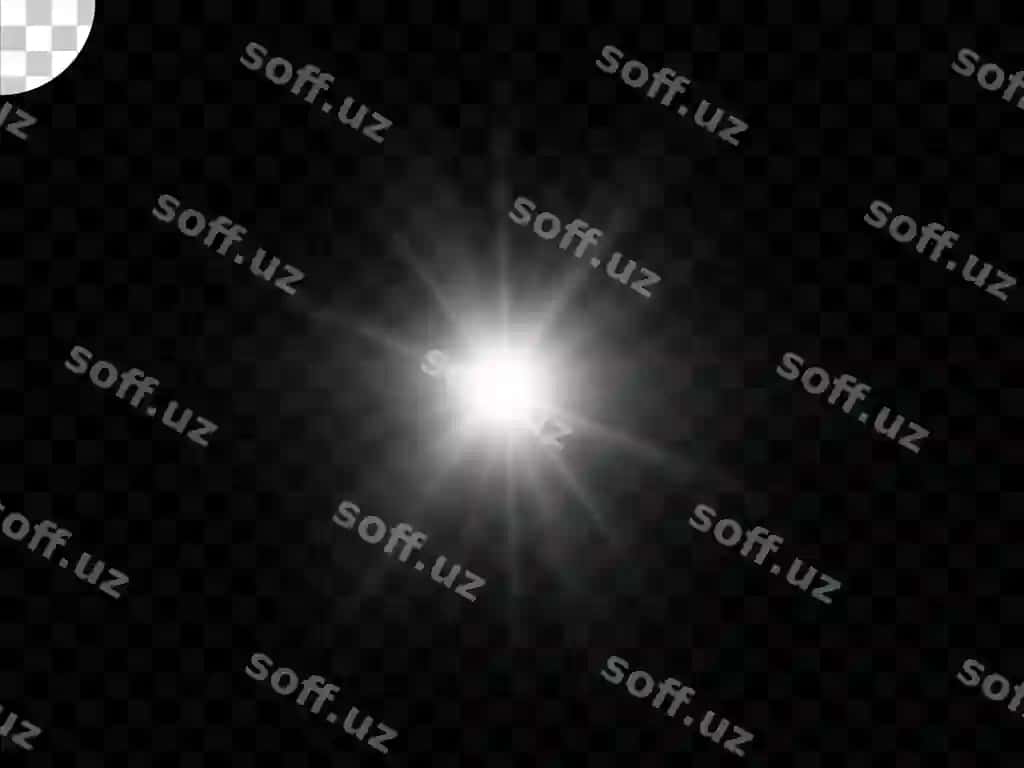 Yorug'lik effekti shaffof fon | Light effect transparent background