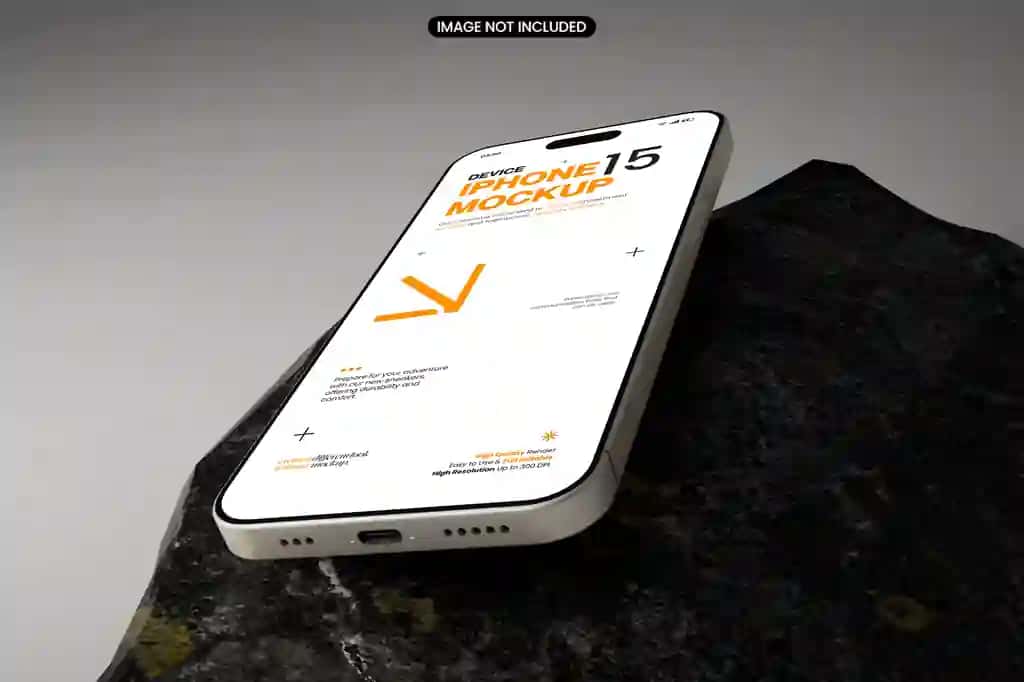 Iphone 15 maketi | Iphone 15 mockup 2