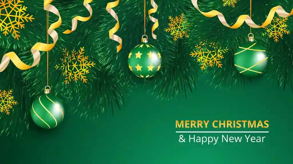 Haqiqiy Rojdestvo daraxti bilan Rojdestvo yangi yil foni | Christmas new year background with realistic christmas tree christmas