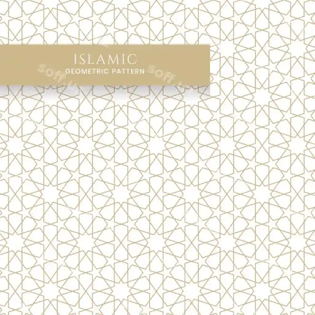 Islomiy arab bo'siqliksiz geometric naqsh | Islamic arabic seamless geometric pattern