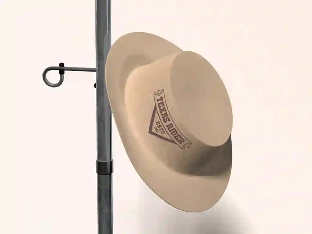 Hashamatli jigarrang fedora shlyapa maketi | Luxury brown fedora hat mockup