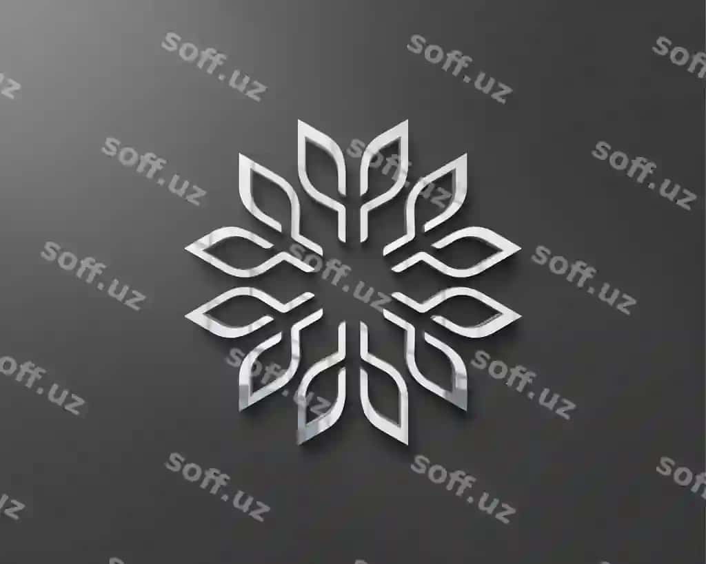 Realistik yorqin logotip model devori | Realistic shiny logo mockup wall