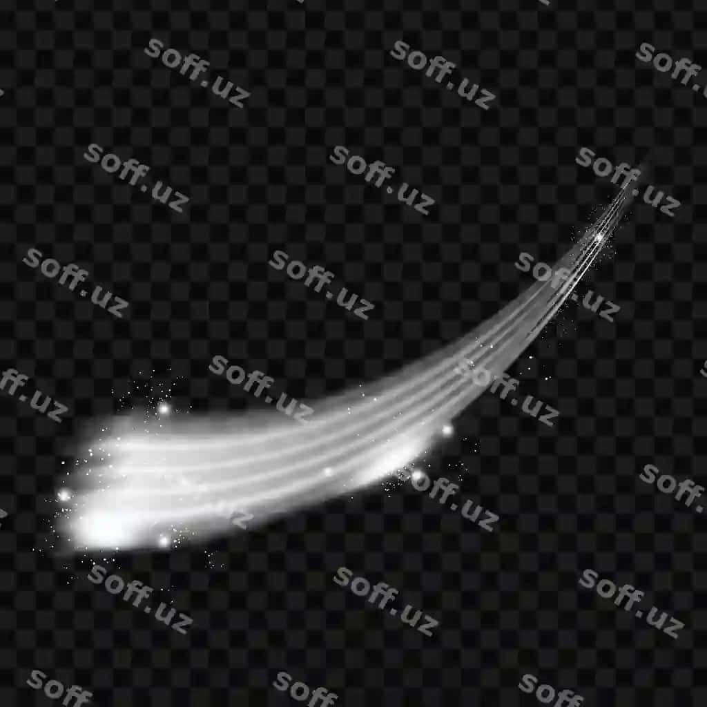 Oq yorqin shinir chiziqlar effekti | White glowing shiny lines effect