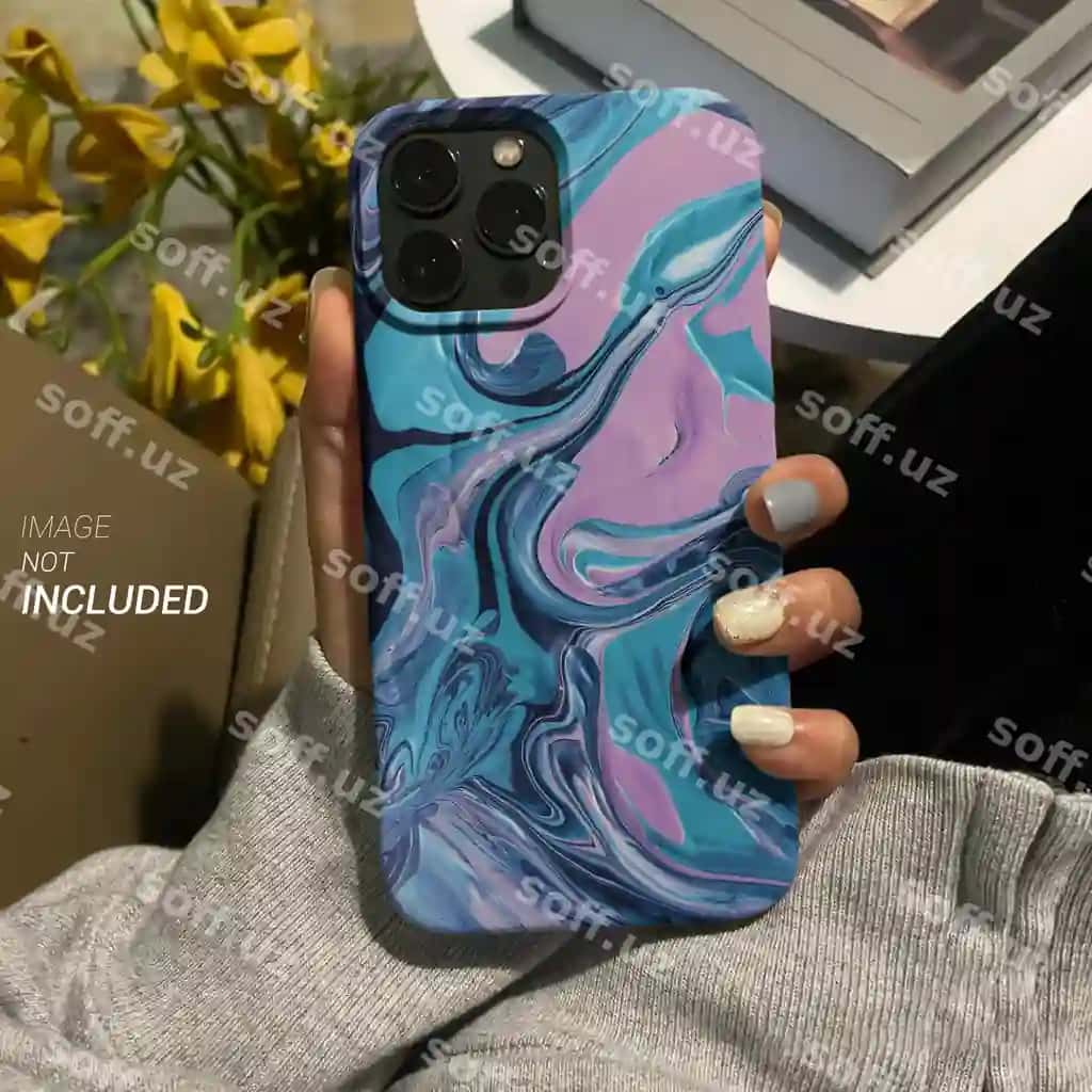 Qoliq tutgan iPhone 14 Pro qadoq mockup | Hand holding iphone 14 pro case mockup