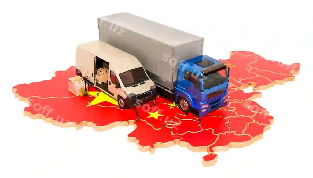 Jo'na yetkazib berish Xitoy kontseptsiyasi 3D renderi | Shipping delivery china concept 3d rendering