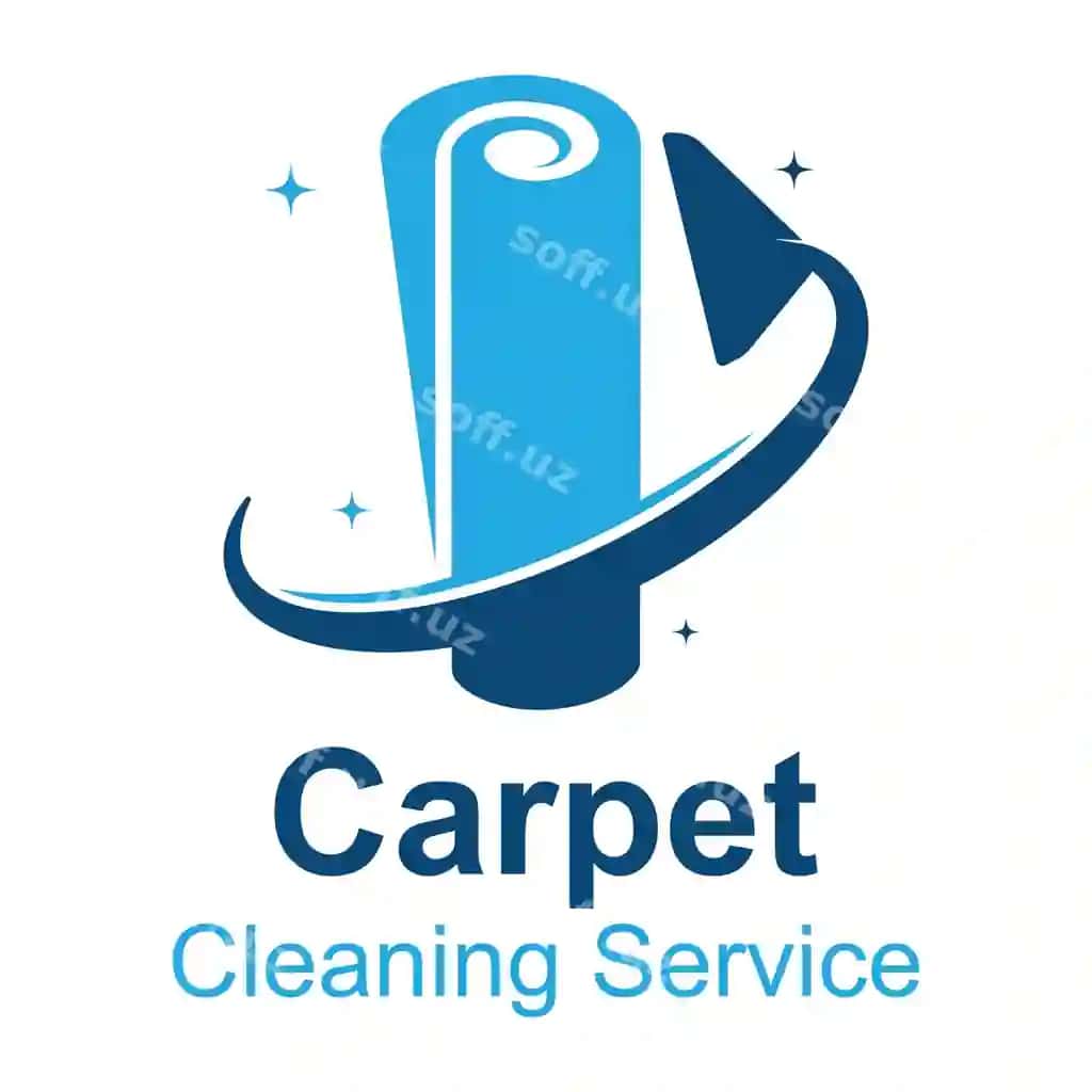 Toza gilam logotipi vektori interyerlar tozalash xizmati biznes logotipi | Clean carpet logo vector interiors cleaning service business logo