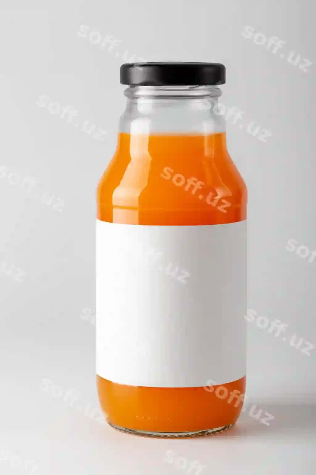Etiket namuna shisha flakon | Label mockup glass bottle