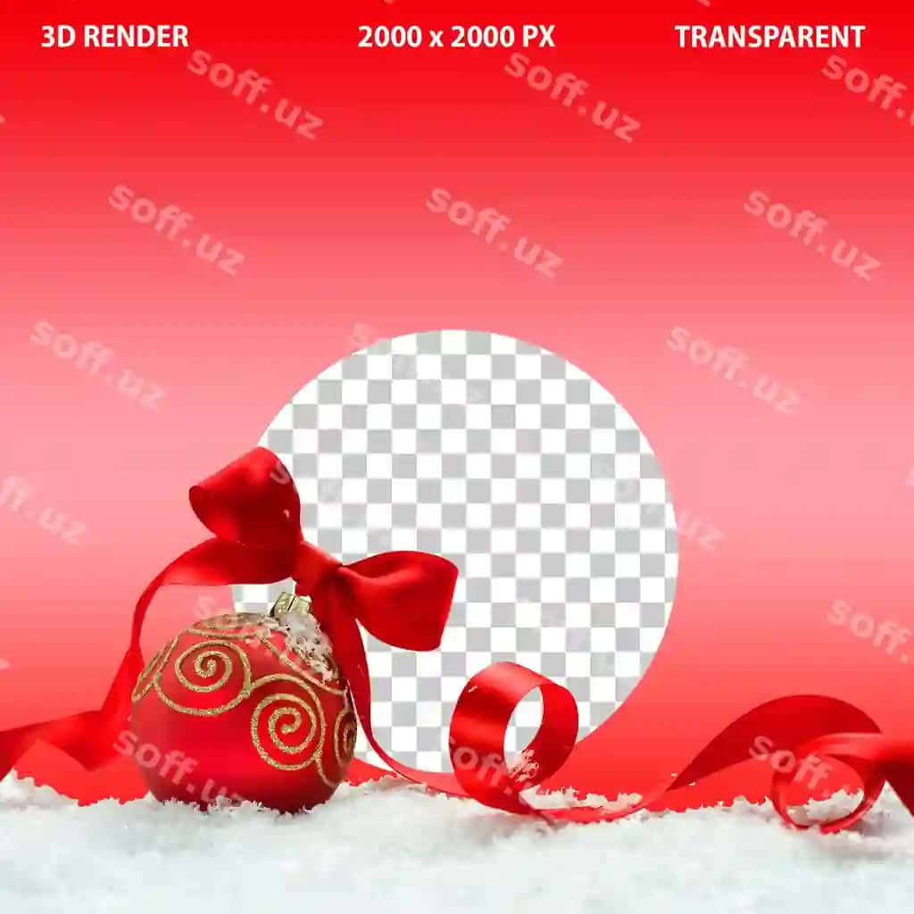 Qish ro'zg'or sovg'alari va Santa bosh kiyimi lentalari ajraltirilgan shaffof | Winter christmas giftes ans santa cap ribbons isolated transparent