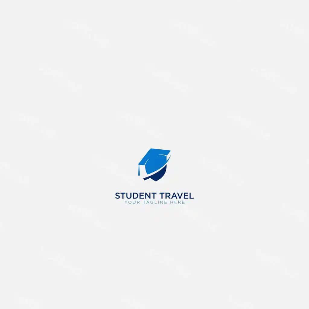 Sayohat akademiyasi talabasi logotipi dizayni zamonaviy | Travel academy student logo design modern