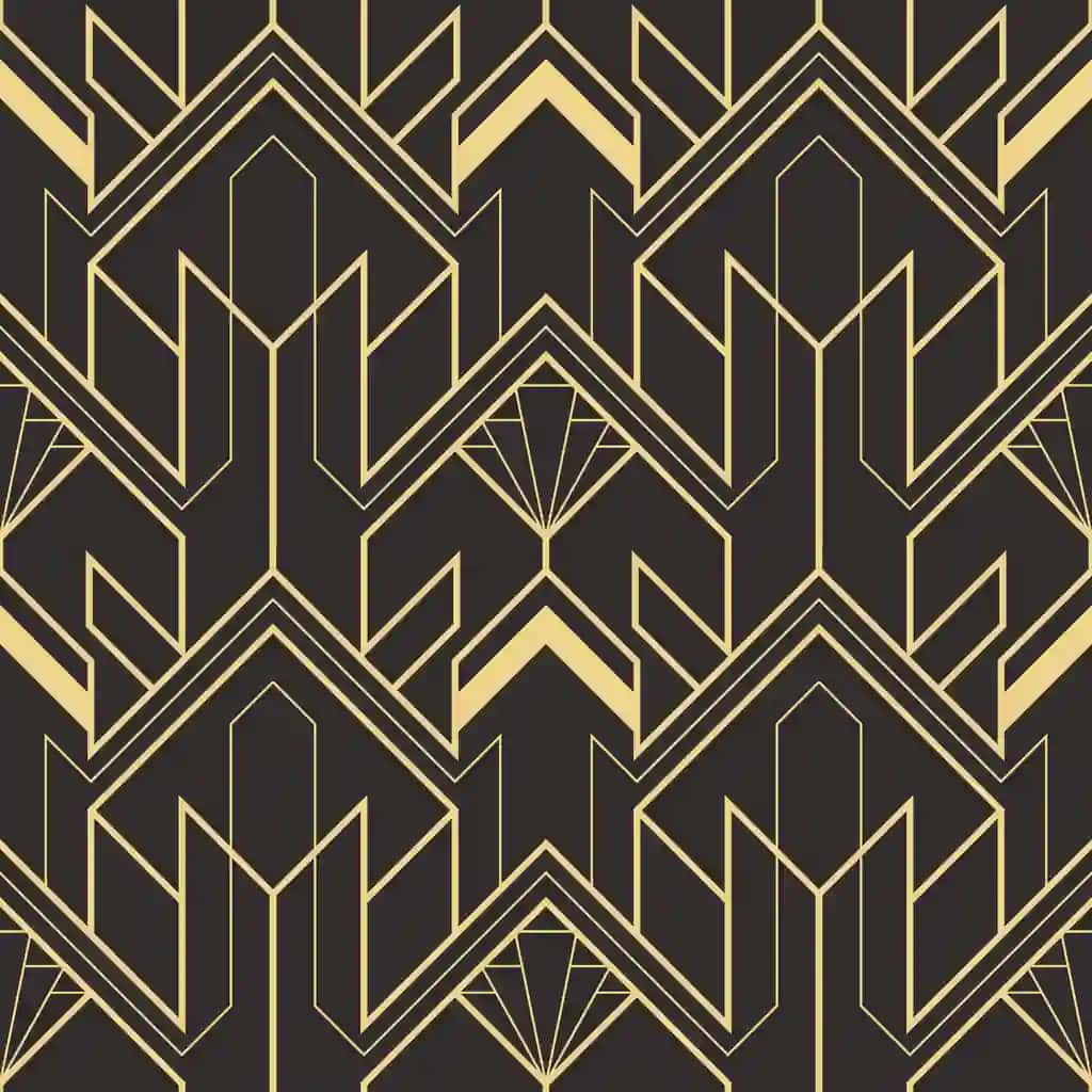 Abstrakt art deko choksiz zamonaviy plitkalar naqshlari | Abstract art deco seamless modern tiles pattern