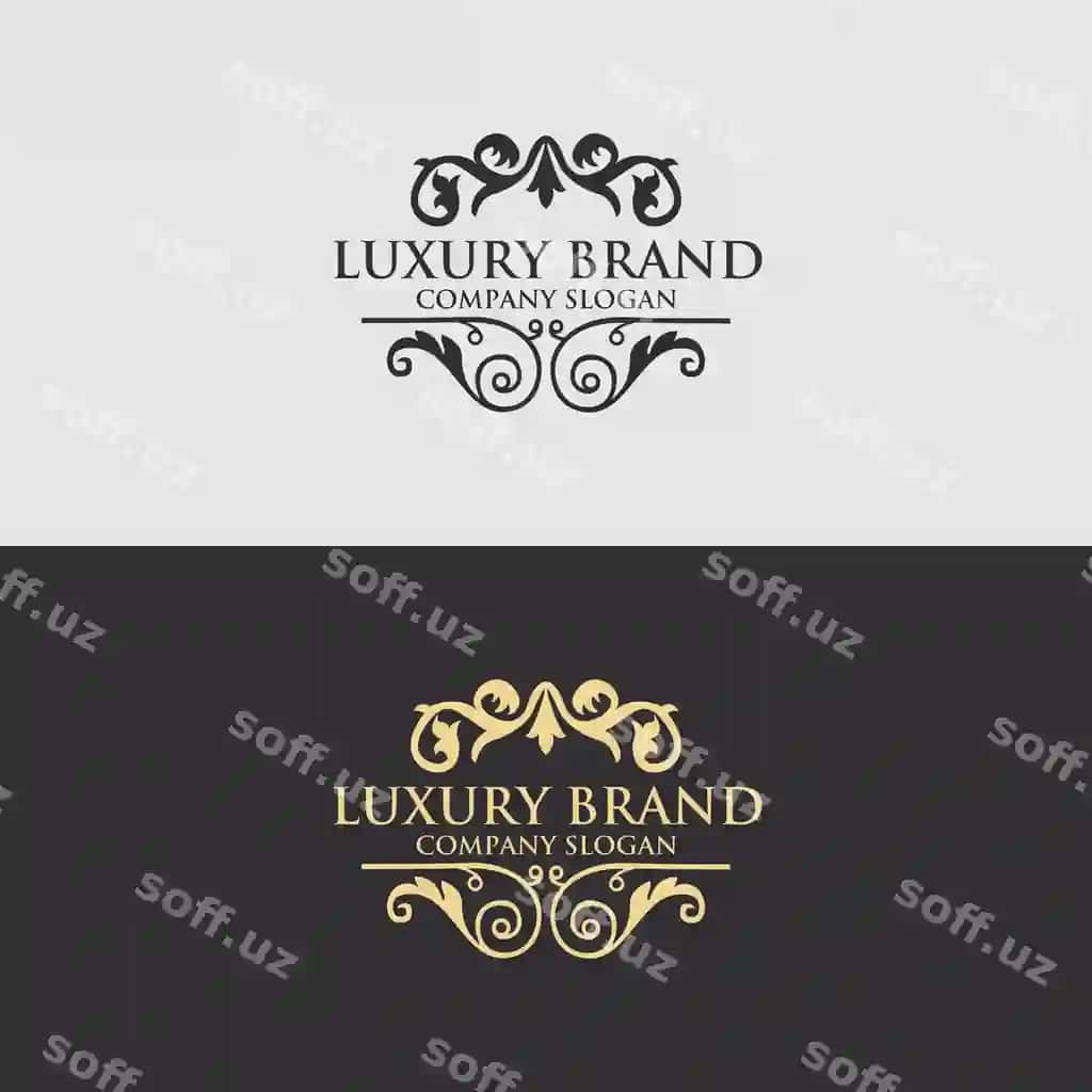 Qimmatbaho logotip shabloni | Luxury logo template