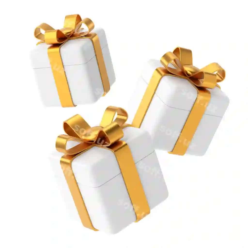 Uch o'lchovli sovg'a qutisi uch o'lchovli dekoratsiya | 3d gift box 3d decoration