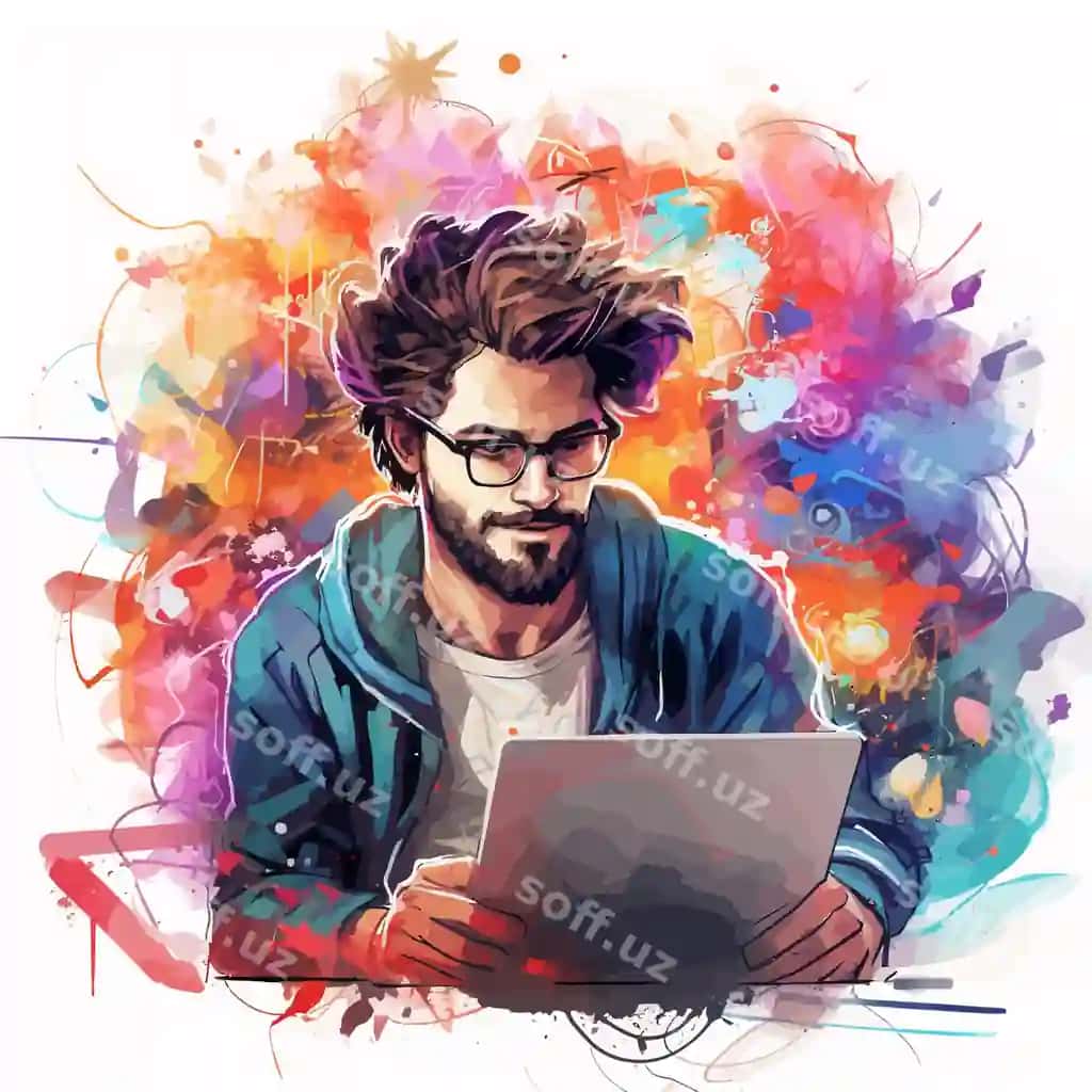Sakral erkak illustratsiyasi | Bearded man illustration