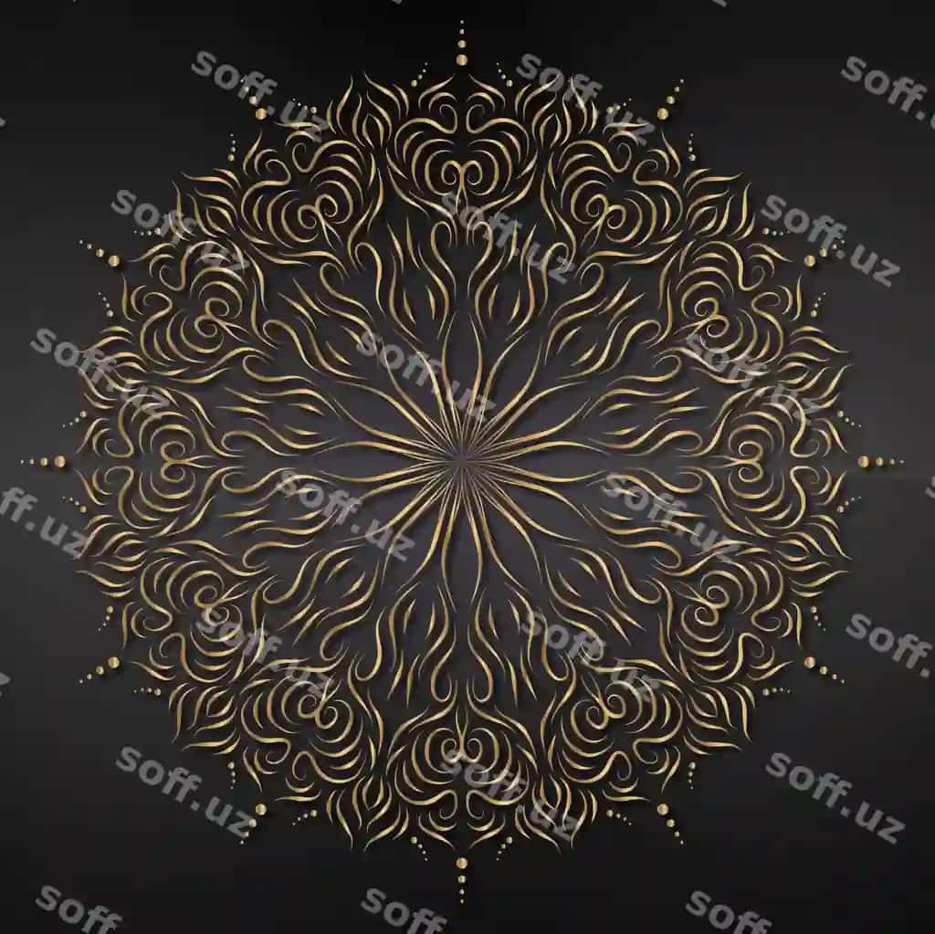 Mandala bezatma fon | Mandala background ornament background