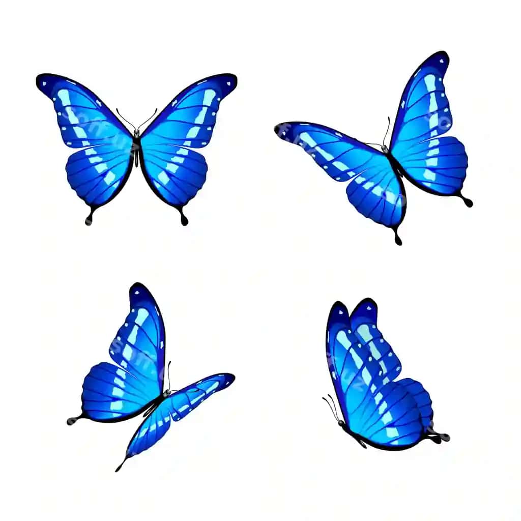 Ko'k farflilar | Blue butterflies
