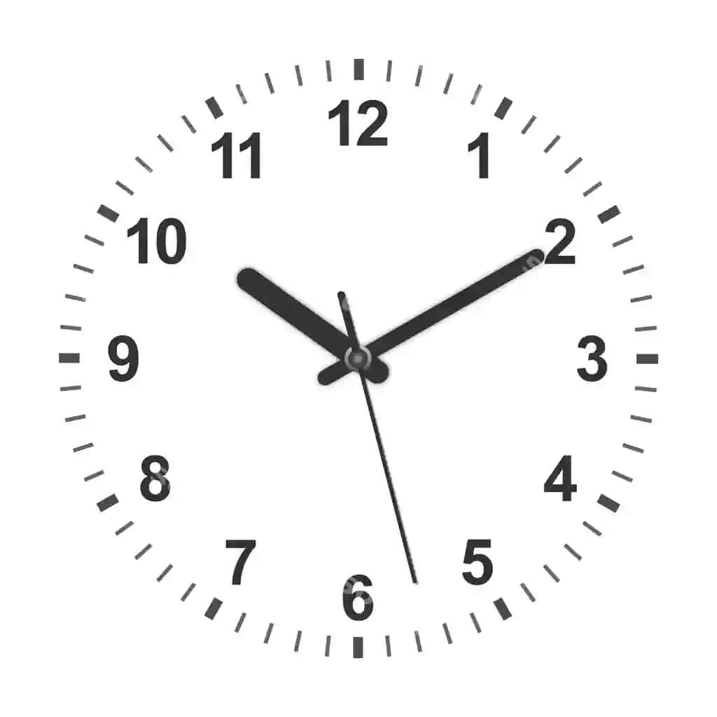 3d haqiqiy aylana shaklidagi soat vektor illustratsiyasi | 3d realistic circle shaped clock vector illustration