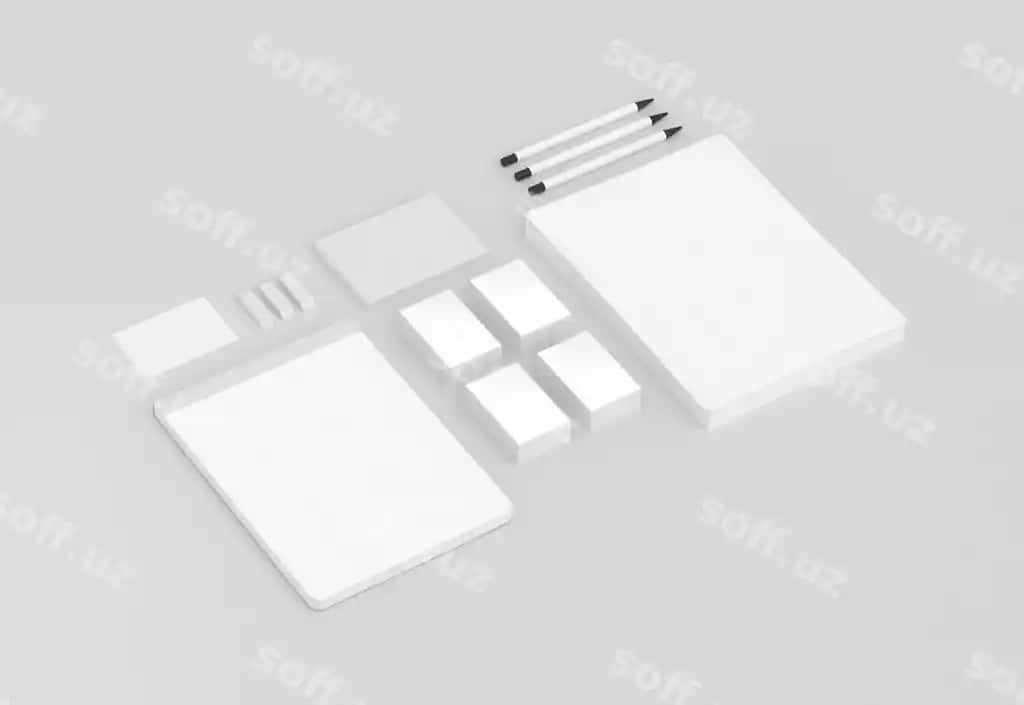 Minimal komplekt qozoncha narsalar | Minimal assortment stationery objects