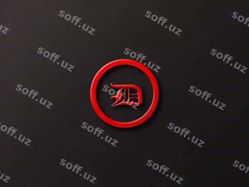 Qizil logotip qizil logotip bilan u | Red logo with red logo it