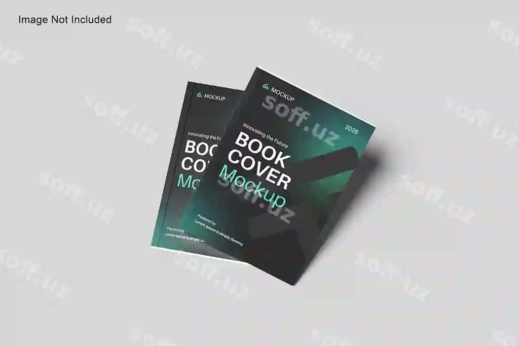 Kitob varaqi mockup | Book cover mockup