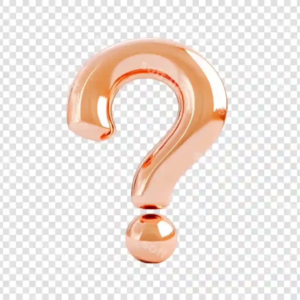 Oltin savol belgisi ikonka shaffof fonda | Golden question mark icon transparent background
