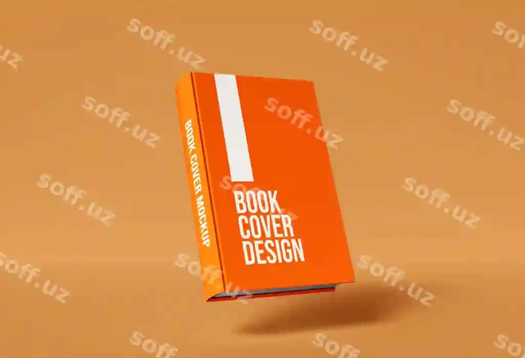 Haqiqiy qattiq jildli kitob namuna taqdimoti | Realistic hardcover book mockup presentation
