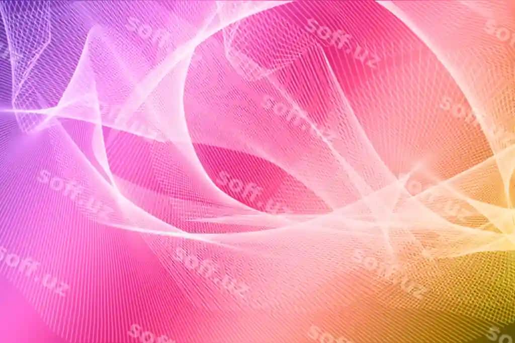 Dinamik anqari yorqin izlar gulrang apelsinrang gradientlar | Dynamic abstract light trails pink orange gradients