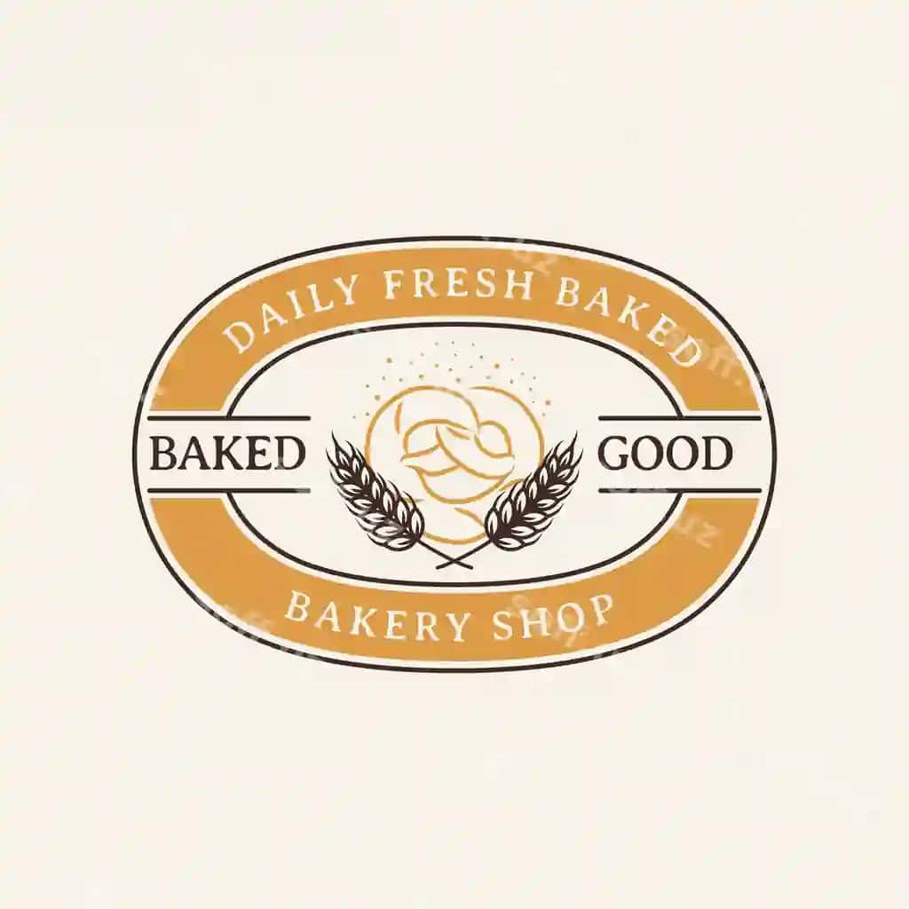 Qollanma vintage pitsa do'koni logotip etiketi | Hand drawn vintage bakery shop logo label