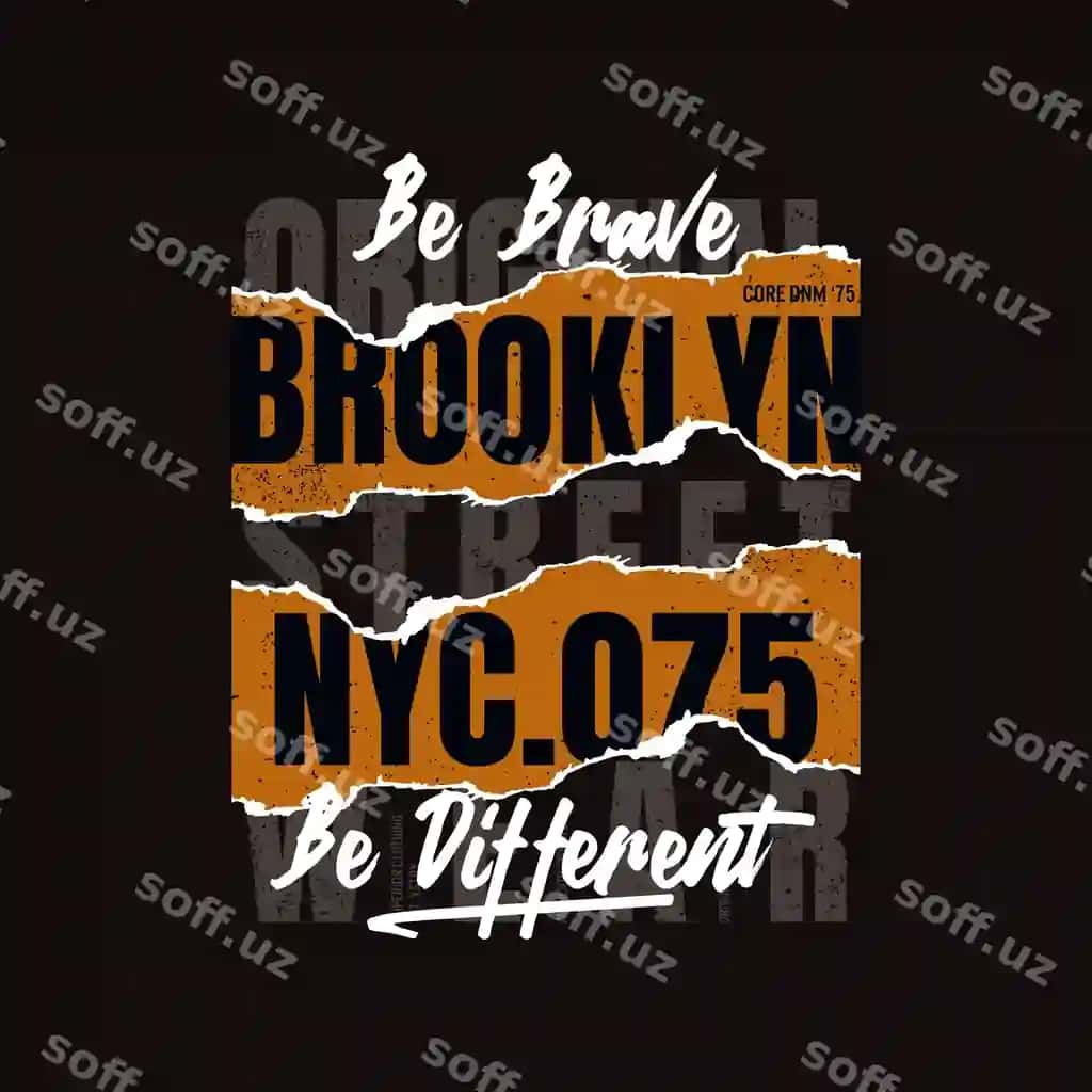 Bemalmas slogan iqtibos harflar zamonaviy stilli grafik tipografiya | Be brave slogan quote lettering modern stylish graphic typography